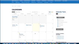 Website Overview: Translate, Calendar & Directory