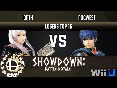 Showdown Battle Royale LOSERS TOP 16 - Dath (Robin) vs Pugwest (Marth)