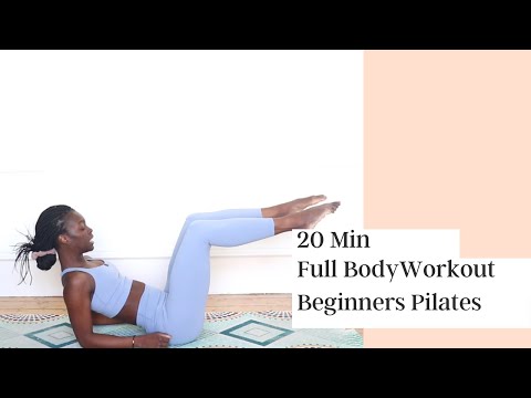 20 MIN PILATES WORKOUT FOR BEGINNERS - AT HOME PILATES
