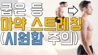 굽은등,라운드숄더? 이 스트레칭은 정말 엄청 시원합니다. (시원함 주의) [피지컬갤러리] (eng sub)