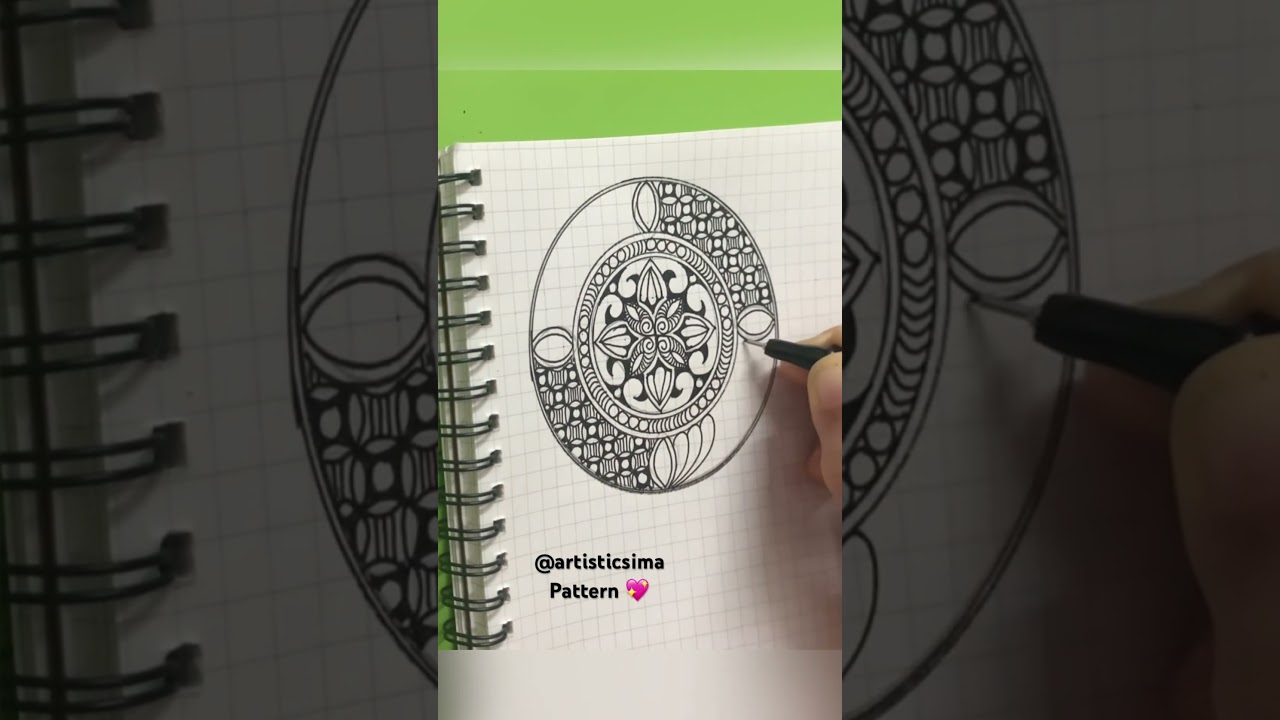 Pattern #pattern #arttutorial #zentanglepattern #tutorial #zentangle #artvideo