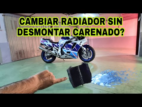 🤬Fuga 💦Cambiaré el Radiador sin desmontar carenado?😬🛠️ Capítulo 1362523 🤣 Suzuki GSXR 750 WP