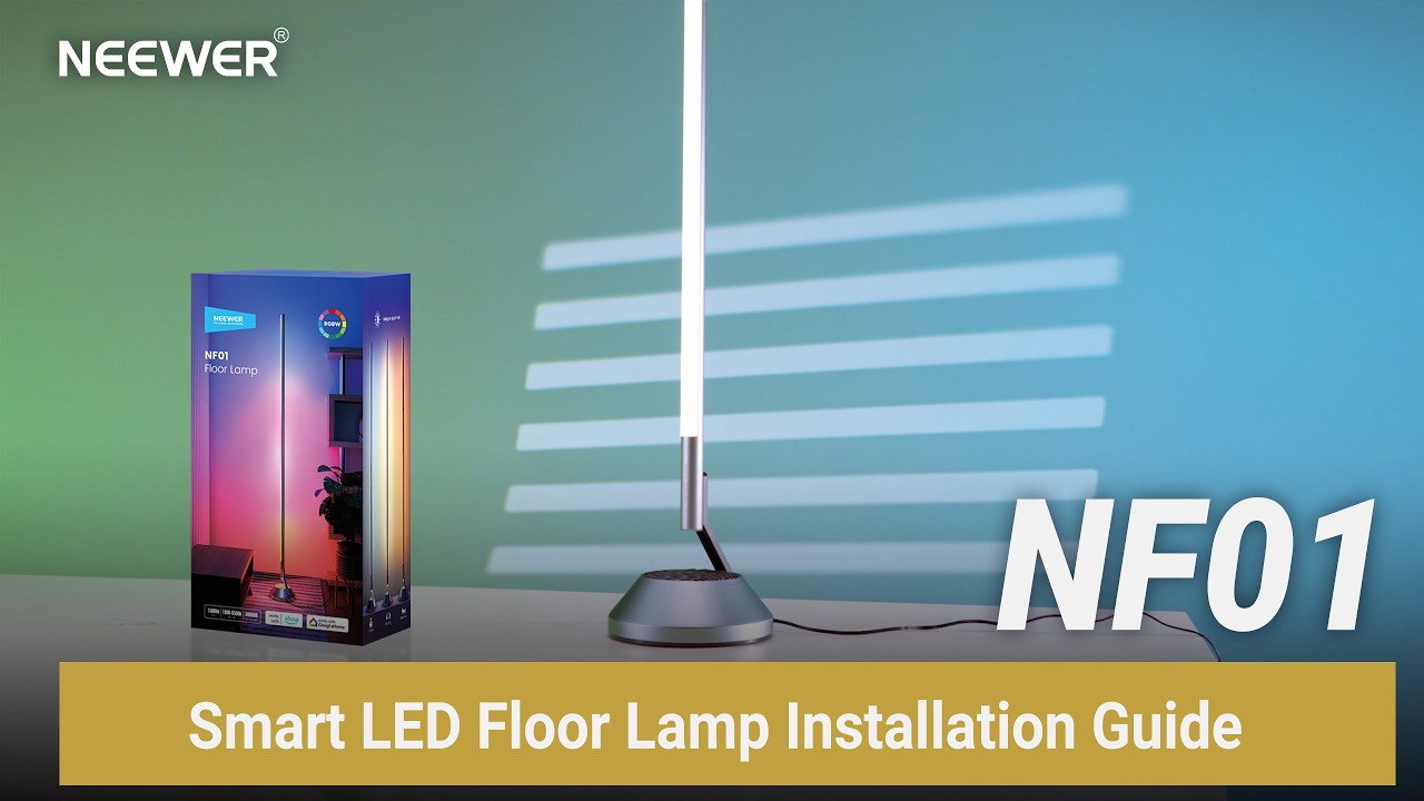 NF01 Smart LED Floor Lamp Installation Guide - YouTube