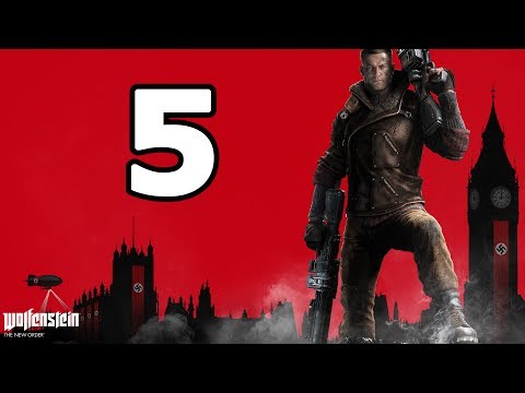 Wolfenstein: The New Order Walkthrough Part 5 - No Commentary Playthrough (PS4/Xbox One)