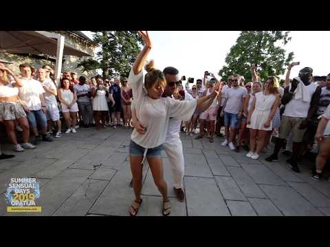 Korke & Judith dancing bachata sensual during Summer Sensual Days Opatija 2019