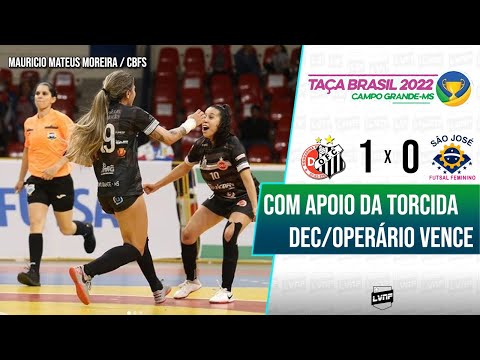 GOLS | DEC/OPERÁRIO 1 x 0 SÃO JOSÉ | TAÇA BRASIL DE FUTSAL FEMININO 2022