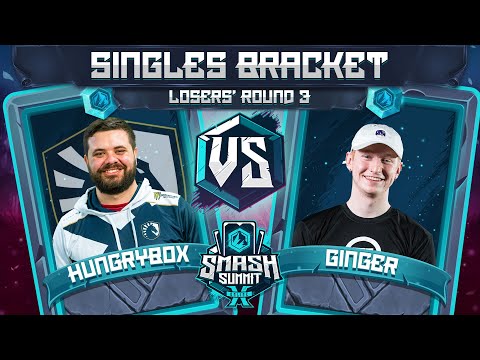 Hungrybox vs Ginger - Singles Bracket: Losers' Round 3 - Smash Summit 10 | Puff vs Falco