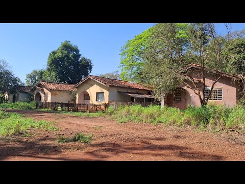Antiga colônia da usina central Paraná de Porecatu no Paraná