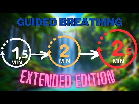 Guided Wim Hof Breathing Method - EXTENDED EDITION | 1;30 - 2;00 - 2;30