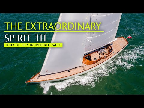 Sailing art? Full tour of the EXTRAORDINARY Spirit 111 superyacht