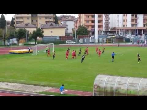 Gol di Marco Duravia Belluno-Mezzocorona 3-0