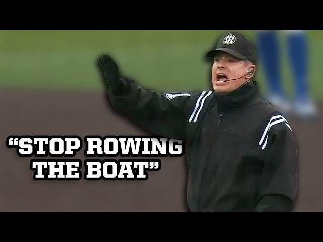 Umpire ejects two Auburn players for pretending to row a boat, a breakdown