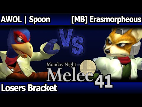 MNM 41 Melee - AWOL | Spoon (Falco) vs [MB] Erasmorpheous (Fox) - Losers Bracket