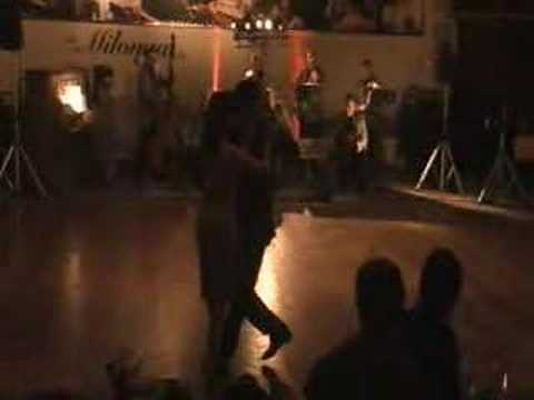  Rodrigo Palacios  and  Agustina Berenstein  are  dancing  to  the  tango  "  El Huracan  "