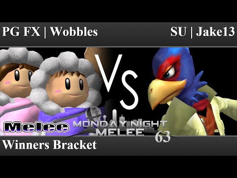 MNM 63 Melee - PG FX | Wobbles (ICs) vs SU | Jake13 (Falco) - Winners Bracket
