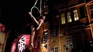 Excellent Hoop act at Carny Ville Oct 2010
