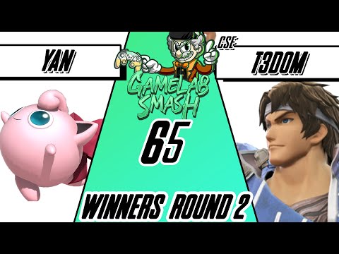 GameLab-Smash #65 Yan (JigglyPuff) Vs T3 Dom (Richter)