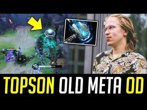 Topson OLD META Outworld Destroyer - Meteor Hammer First Item DOTA 2