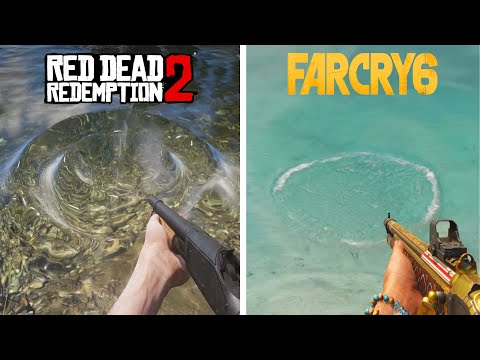 Red Dead Redemption 2 vs Far Cry 6 - Details and Physics Faceoff! Ultimate Showdown
