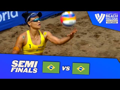 Tainá/Victoria vs. Andressa/Vitoria - Semi Final Highlights Saquarema 2023 #BeachProTour