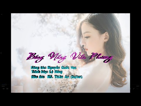 Bóng nắng viễn phương Sheet - Lệ Hồng