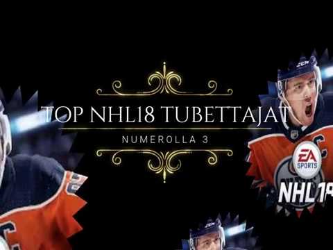 SUOMI NHL18 tubettajat, sijalla 3 on.