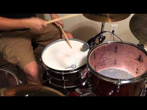 Solid Steam-bent Snare Drum by Response Custom Drums