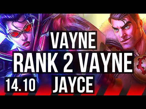 VAYNE vs JAYCE (TOP) | Rank 2 Vayne, 3/0/3, Rank 26 | EUW Challenger | 14.10