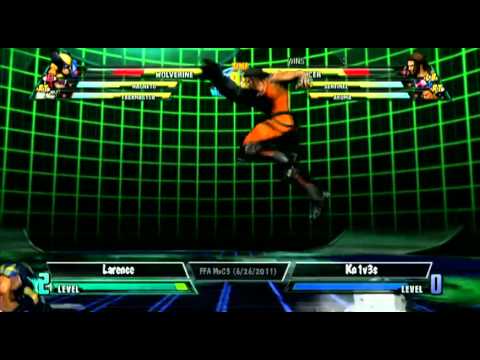 FFA MvC3 Tournament (6-26-11) M15 Larence vs Kn1v3s