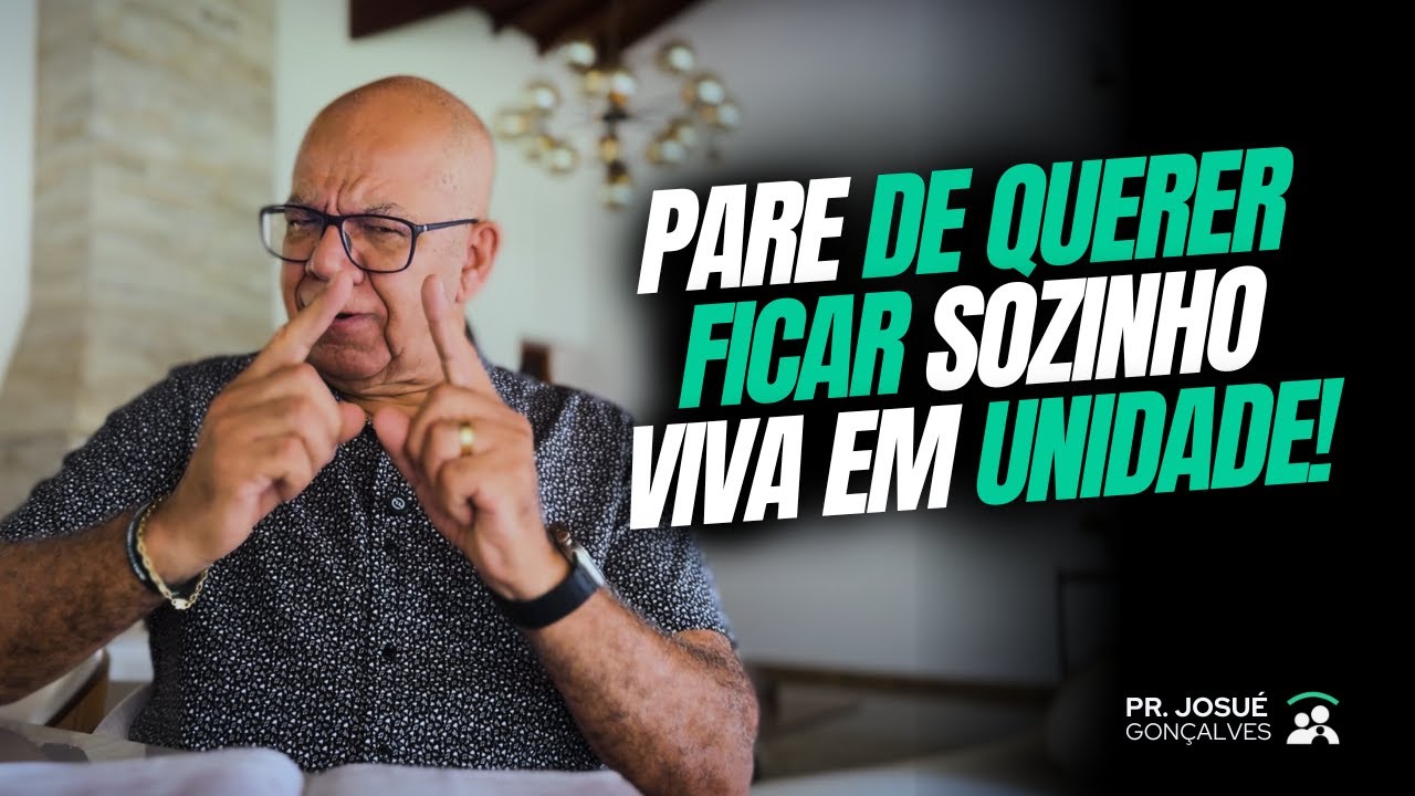 O que a BÍBLIA fala sobre VIVER  em COMUNIDADE?  | Pr. Josué Gonçalves
