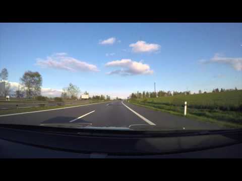 Plzeň - Praha - Brno po D5 a D1 (Time-lapse)
