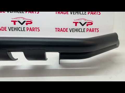 For Ford Ranger T9 2022- Front Bumper City Bar Spoiler Nudge Bull Double Bar Black video