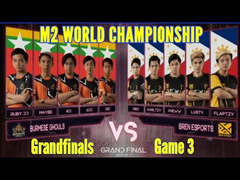 M2 Grand Finals | BREN vs BURMESE GHOULS Game 3 (English) | MLBB World Championship