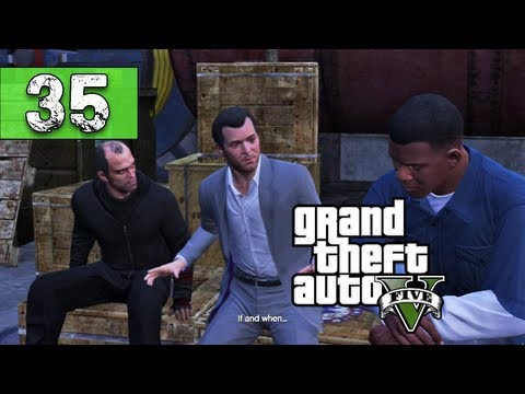 Grand Theft Auto 5 Walkthrough Part 35 - Masks,Boiler Suits and Hiding Vehicle - Let's Play Series