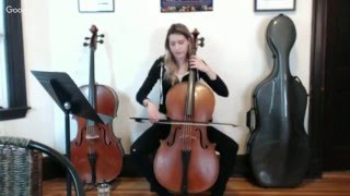 Baroque Cello Practice Session 3/25/16: Scale Warm-Ups, Vivaldi, Haydn, Ornamentation, Gut strings