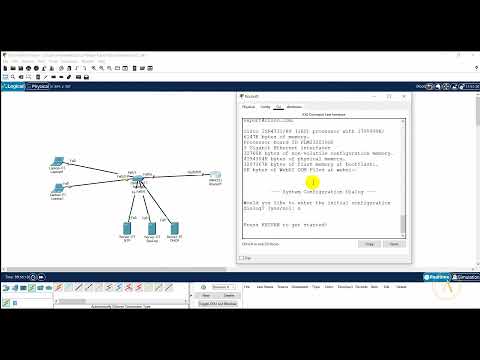 Syslog and NTP (Authentication) with DHCP configuration - Cisco Packet Tracer