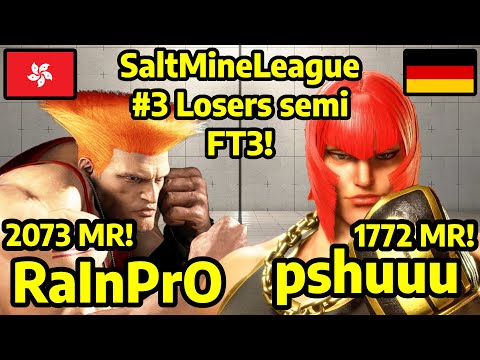 🌩STREET FIGHTER 6 ➥ RaInPrO (GUILE ガイル) VS. pshuuu (MARISA マリーザ) 4K Master Ranks🔥