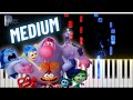 Inside Out 2 Intensamente 2 Intro MEDIUM Piano Tutorial