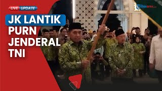 Jusuf Kalla Lantik Purn Jenderal TNI Bintang 2 Ketua DMI Sulsel hingga Tanda Tangani Surat Putusan
