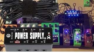Video thumbnail for Xvive Pedals Power Supply ★ FIRST LOOK ★ Review 8 Isolate DC Output for 9V 18V by Greg Kocis
