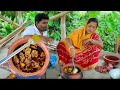 গ্রাম্য পদ্ধতিতে বাটা মসলায় বিশাল ব�