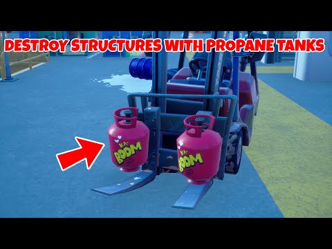 Destroy Structures with Propane Tanks - Fortnite Challenge