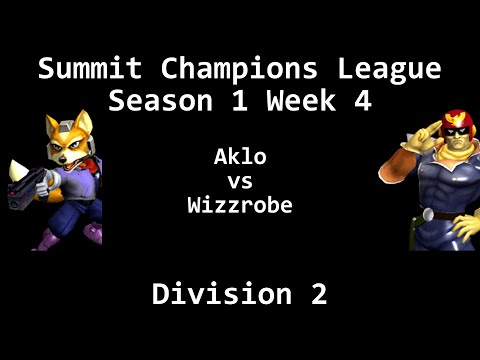 SCL1.4 - Aklo (Fox) vs Wizzrobe (Captain Falcon) - Division 2
