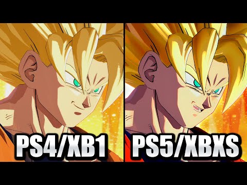 Dragon Ball FighterZ PS4 VS PS5 Update Gameplay (Graphics & Frame Rate Comparison)