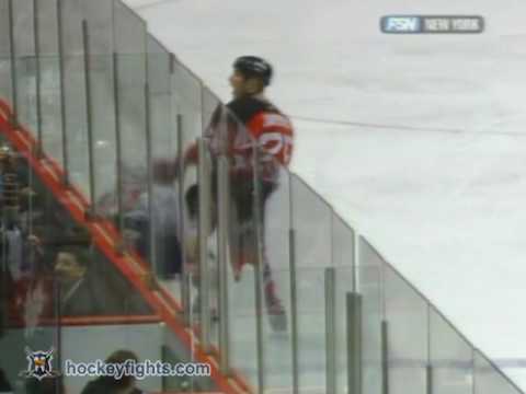 Steve Montador vs Cam Janssen Nov 11, 2006