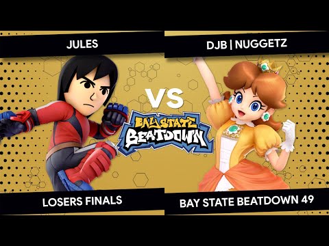 Bay State Beatdown 49 - Jules (Mii Brawler) vs djb | Nuggetz (Daisy) - Losers Finals