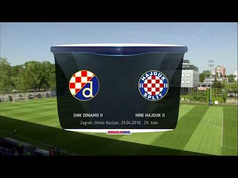 SAŽETAK: DINAMO II vs HAJDUK II 0:2 (29. kolo, Druga HNL 17/18)