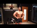 Men’s physique posing routine