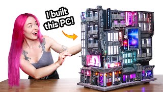 I Built a PC... but it's a neon city