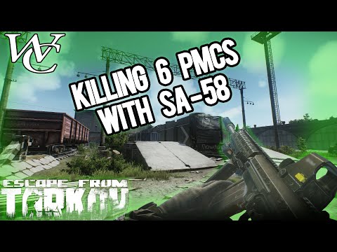 6pmc kills with sa-58 on RESERVE - Escape from Tarkov